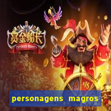 personagens magros de desenhos